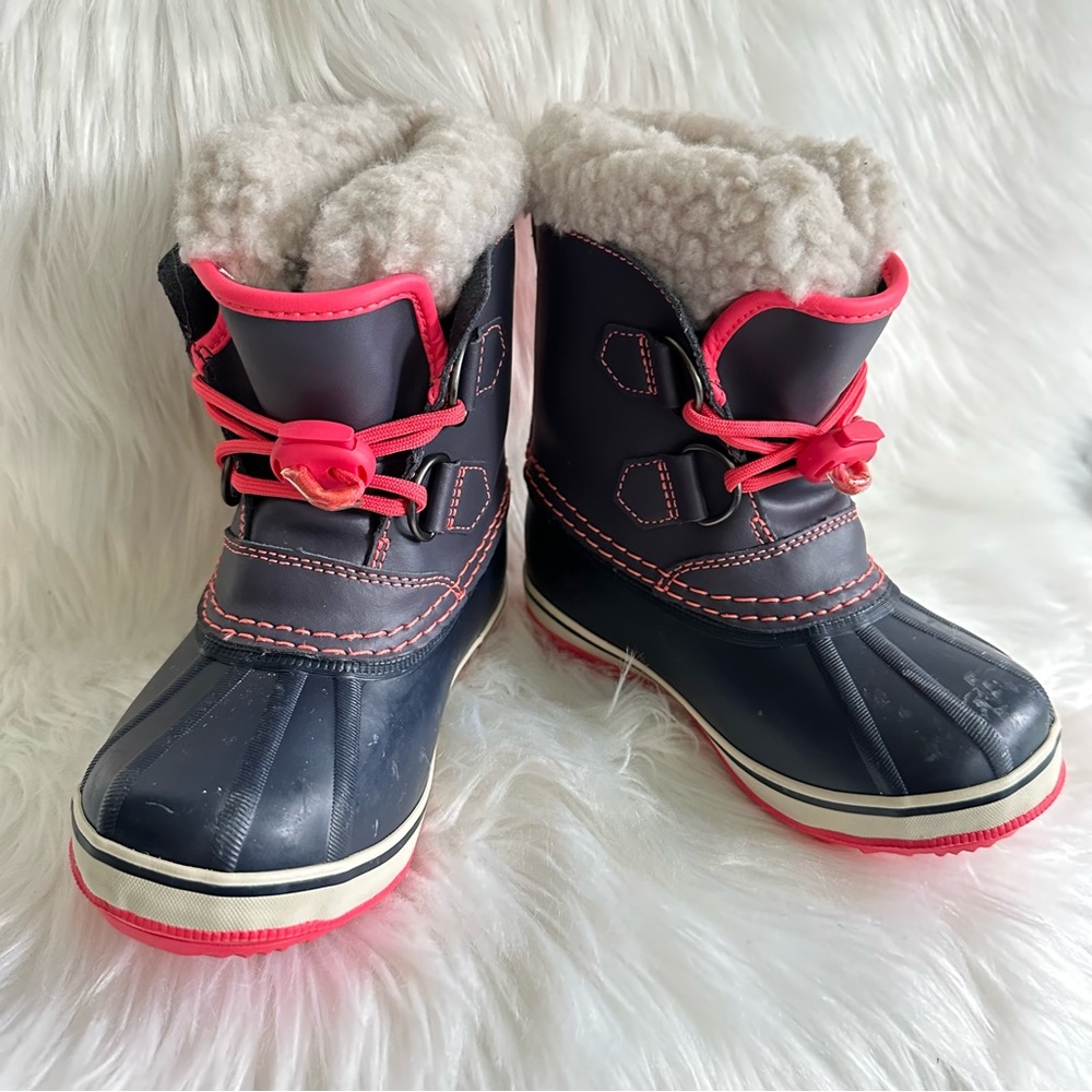 Mini Boden Toddler Winter Snow Water Proof Boots, Size 10 US Eu 27